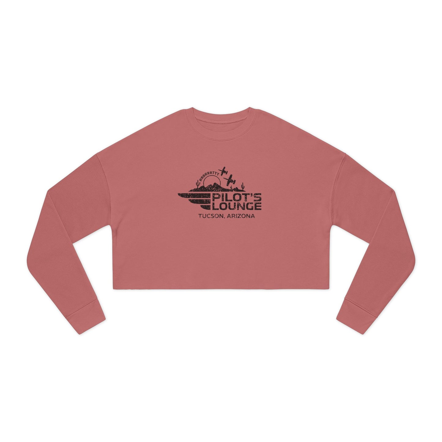 Pilot's Lounge Women's Cropped Sweatshirt