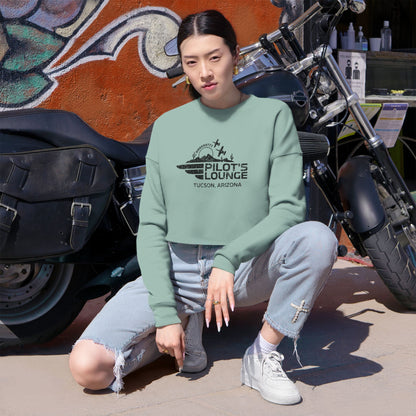 Pilot's Lounge Women's Cropped Sweatshirt