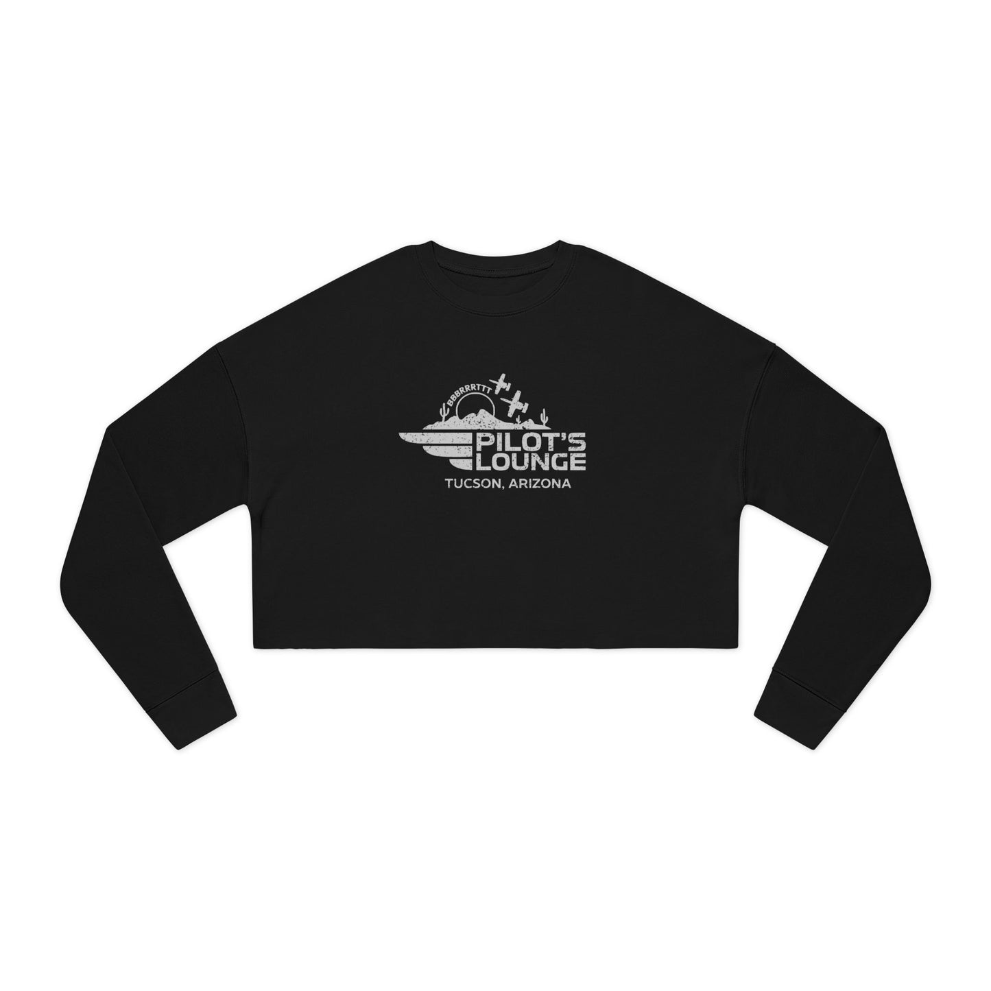 Pilot's Lounge Women's Cropped Sweatshirt