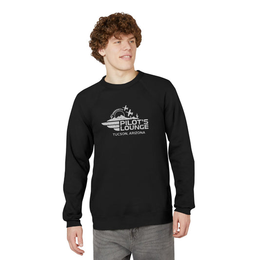 Pilot's Lounge Unisex Sponge Fleece Raglan Sweatshirt