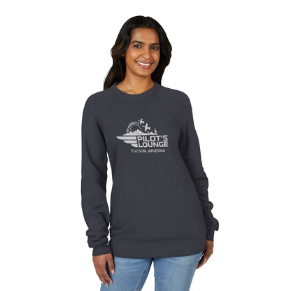 Pilot's Lounge Unisex Sponge Fleece Raglan Sweatshirt