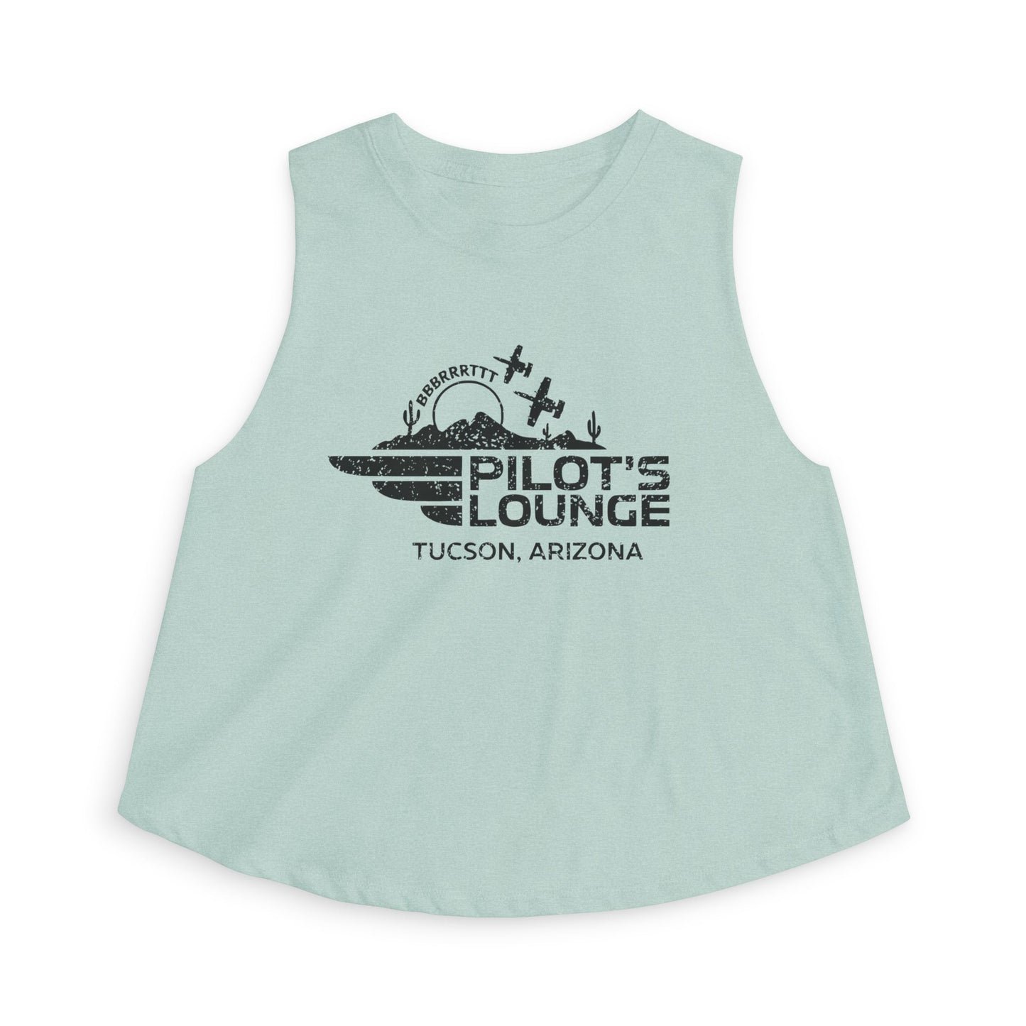 Pilot's Lounge Women's Square Crop Top
