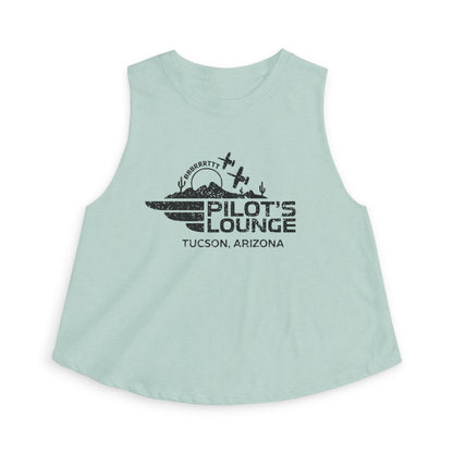 Pilot's Lounge Women's Square Crop Top