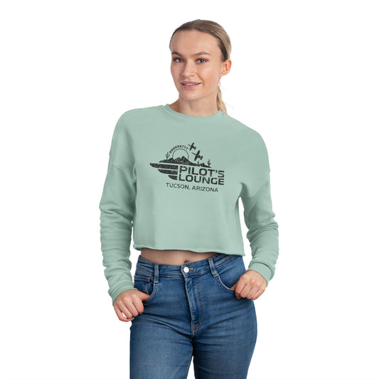 Pilot's Lounge Women's Cropped Sweatshirt