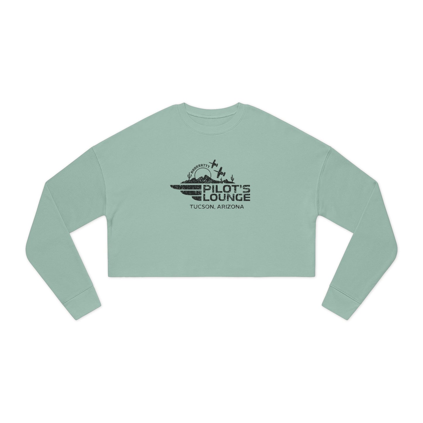 Pilot's Lounge Women's Cropped Sweatshirt