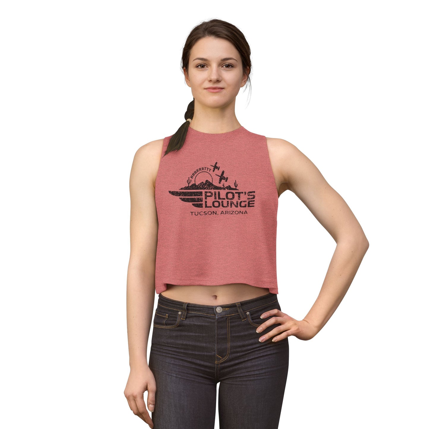 Pilot's Lounge Women's Square Crop Top