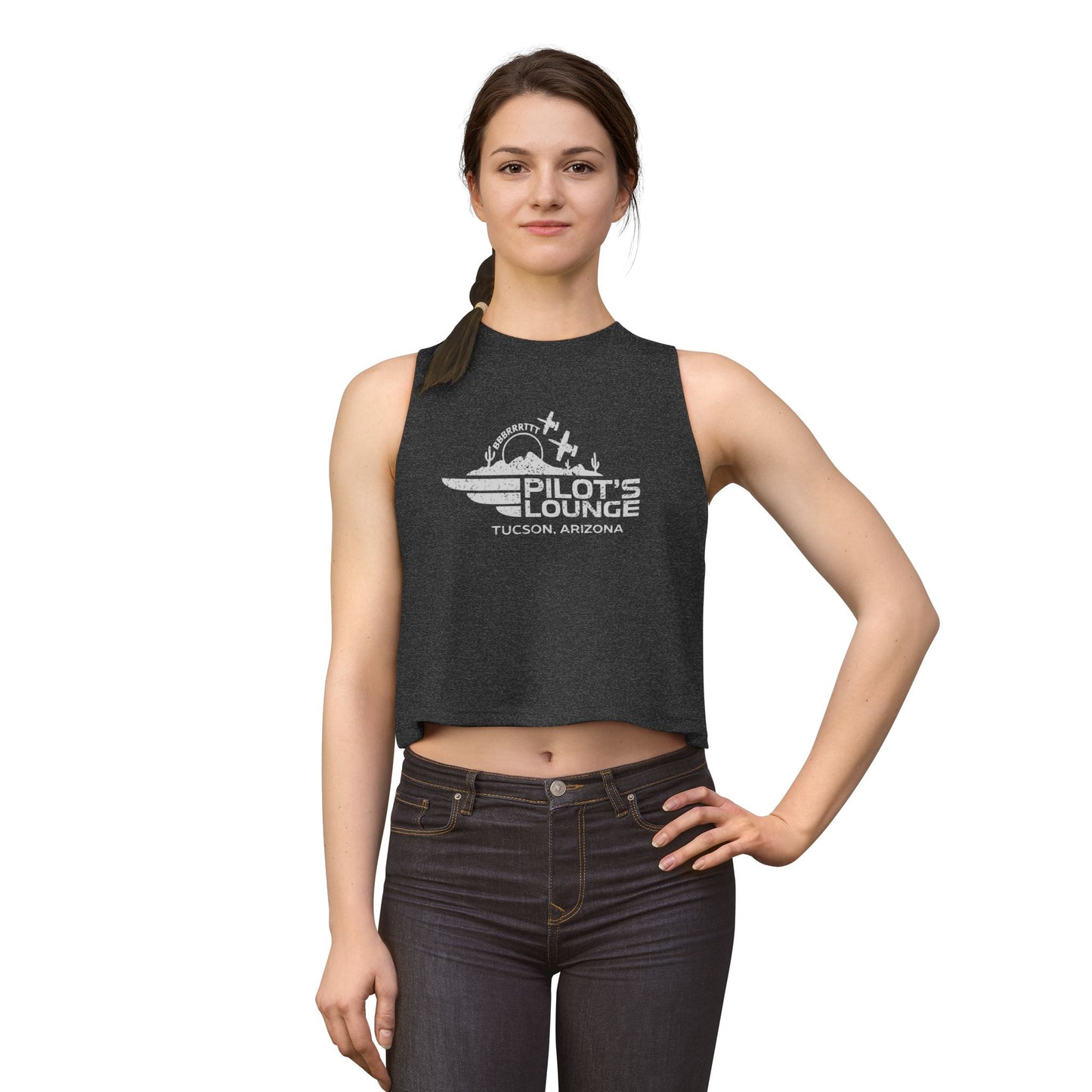 Pilot's Lounge Women's Square Crop Top