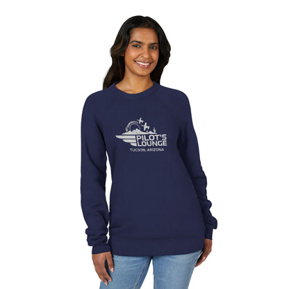 Pilot's Lounge Unisex Sponge Fleece Raglan Sweatshirt