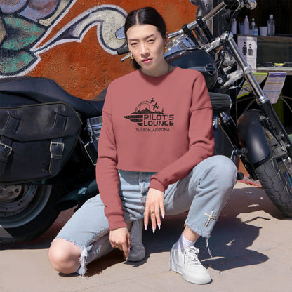 Pilot's Lounge Women's Cropped Sweatshirt